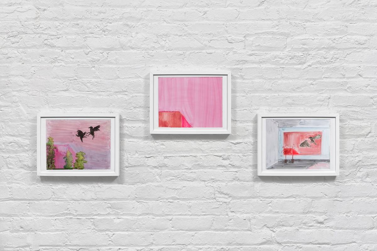 Watercolor on Yupo studies (2024) — Entropy & Change