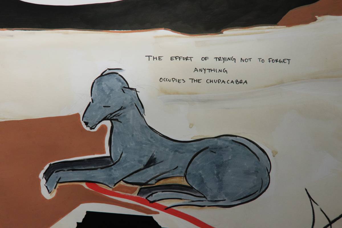 Chupacabra — watercolor portrait 16