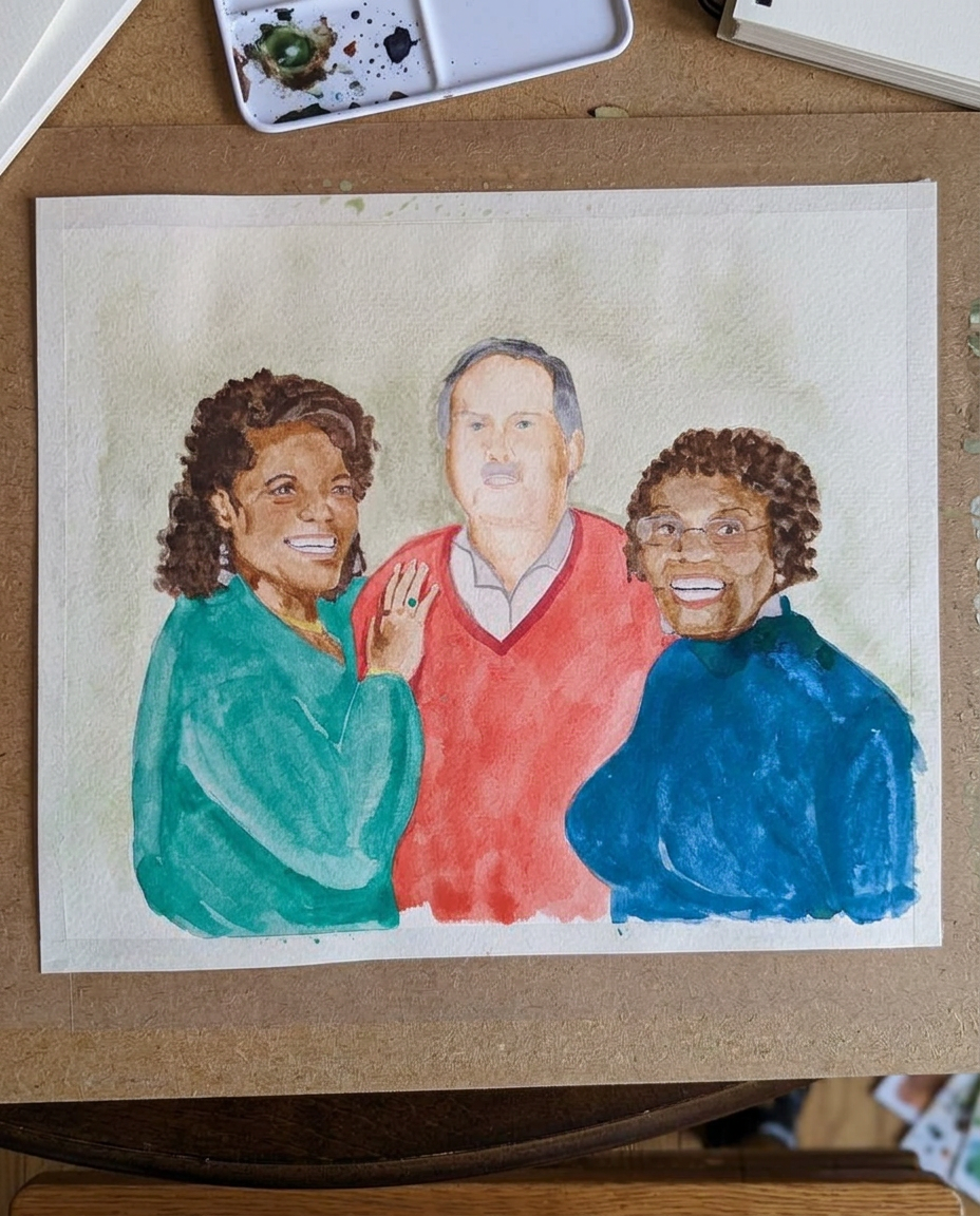 Portrait Commissions — watercolor portrait 23