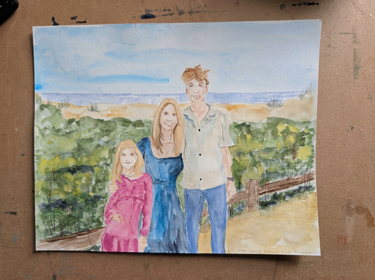 Portrait Commissions — watercolor portrait 16