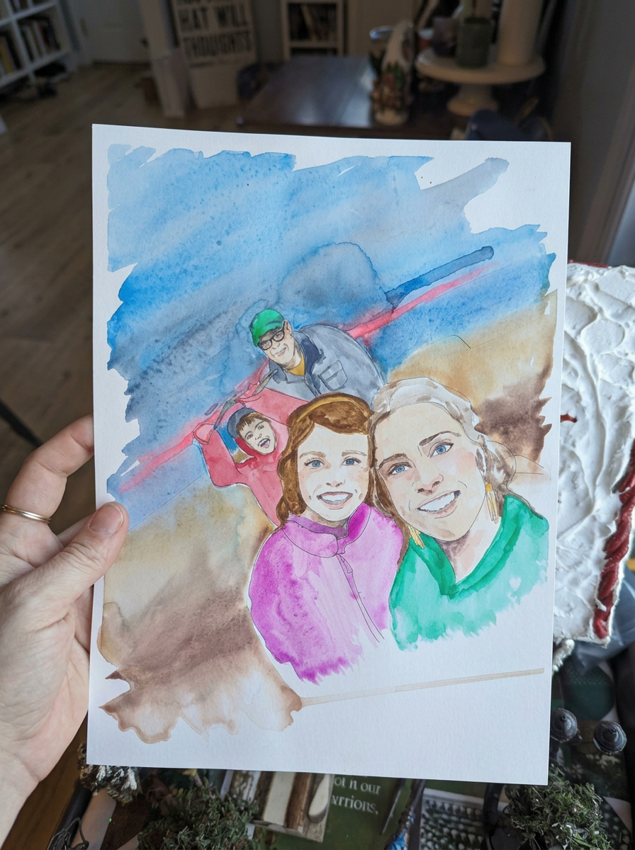 Portrait Commissions — watercolor portrait 13