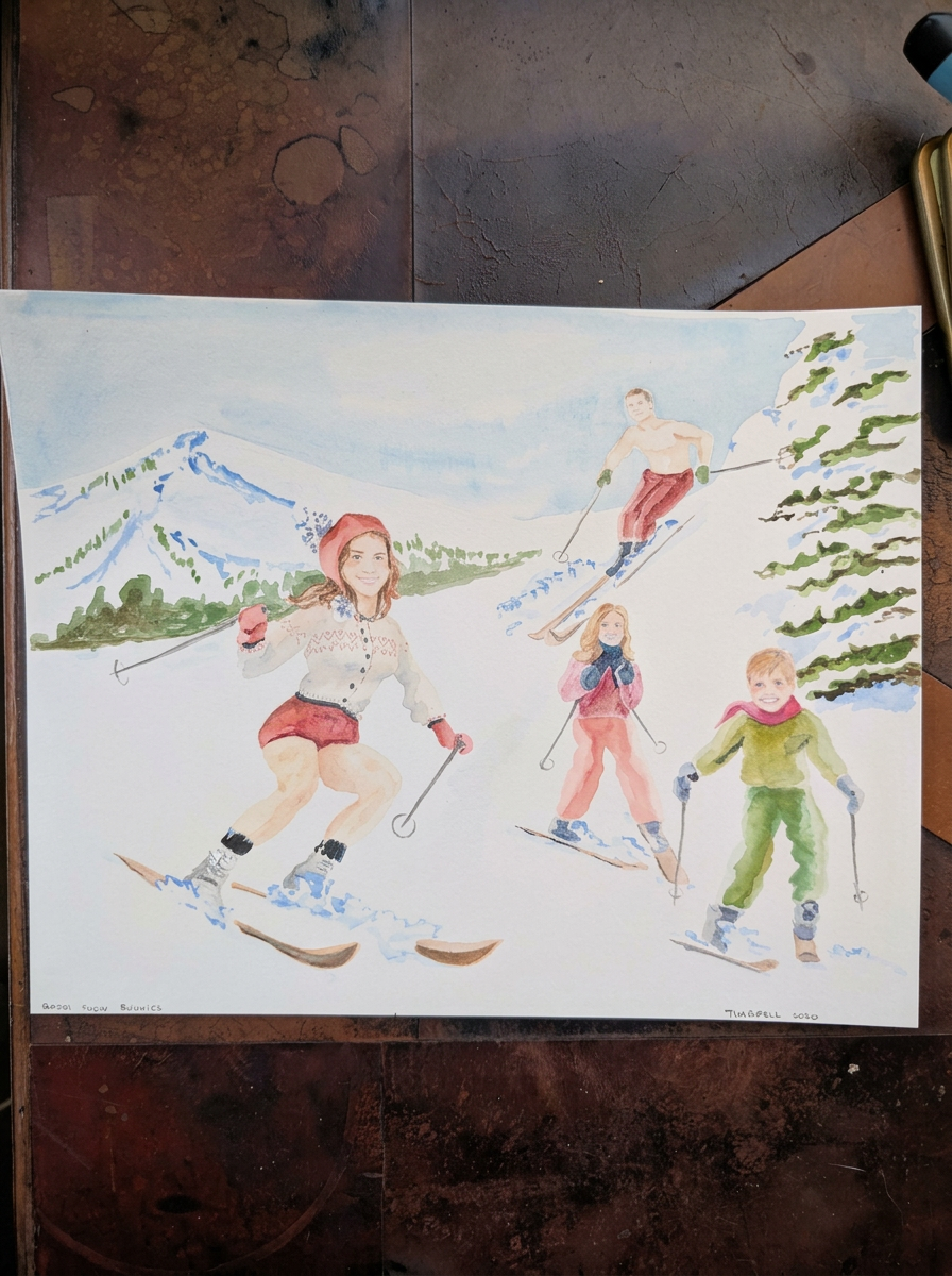 Portrait Commissions — watercolor portrait 11
