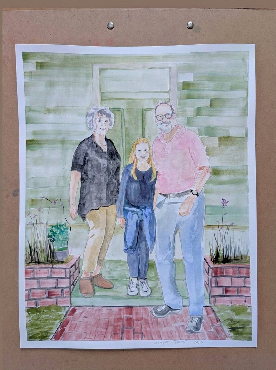Portrait Commissions — watercolor portrait 6
