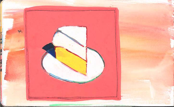 Cakes — watercolor portrait 1