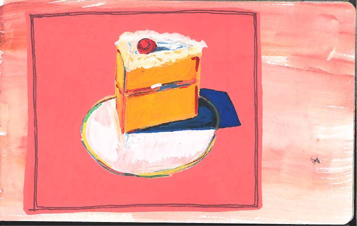 Cakes — watercolor portrait 2
