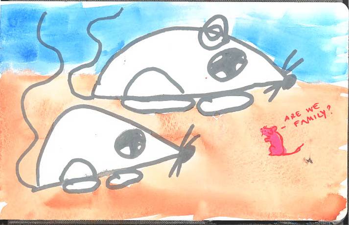 Ratty — watercolor portrait 4