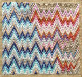 Up in Flame Stitch (2014) — Needlepoints