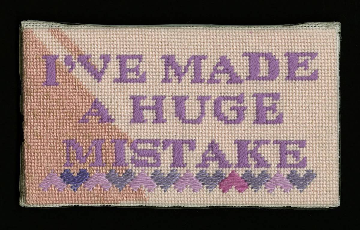 Huge Mistake (2014) — Needlepoints