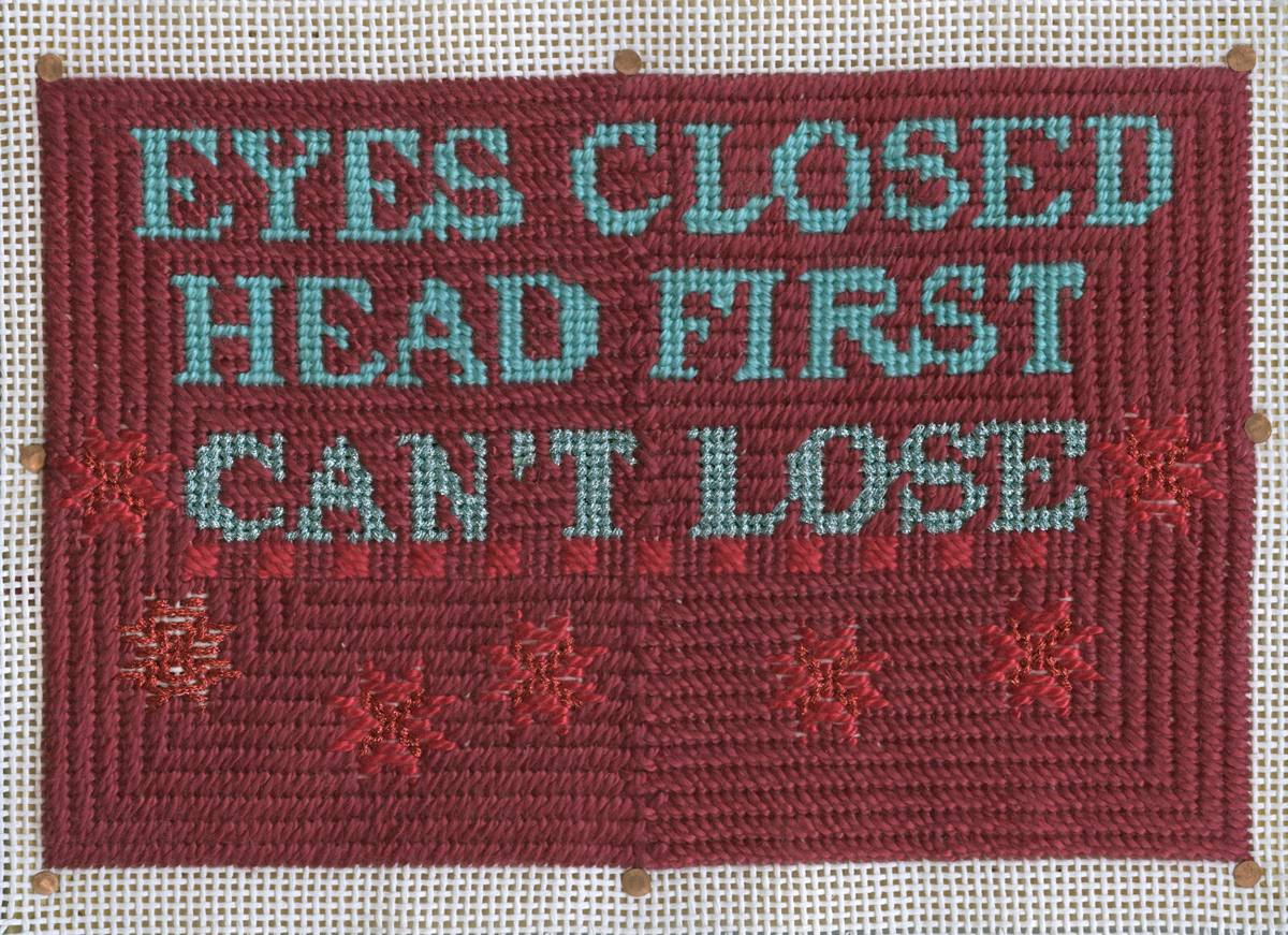 Eyes Closed (undefined) — Needlepoints