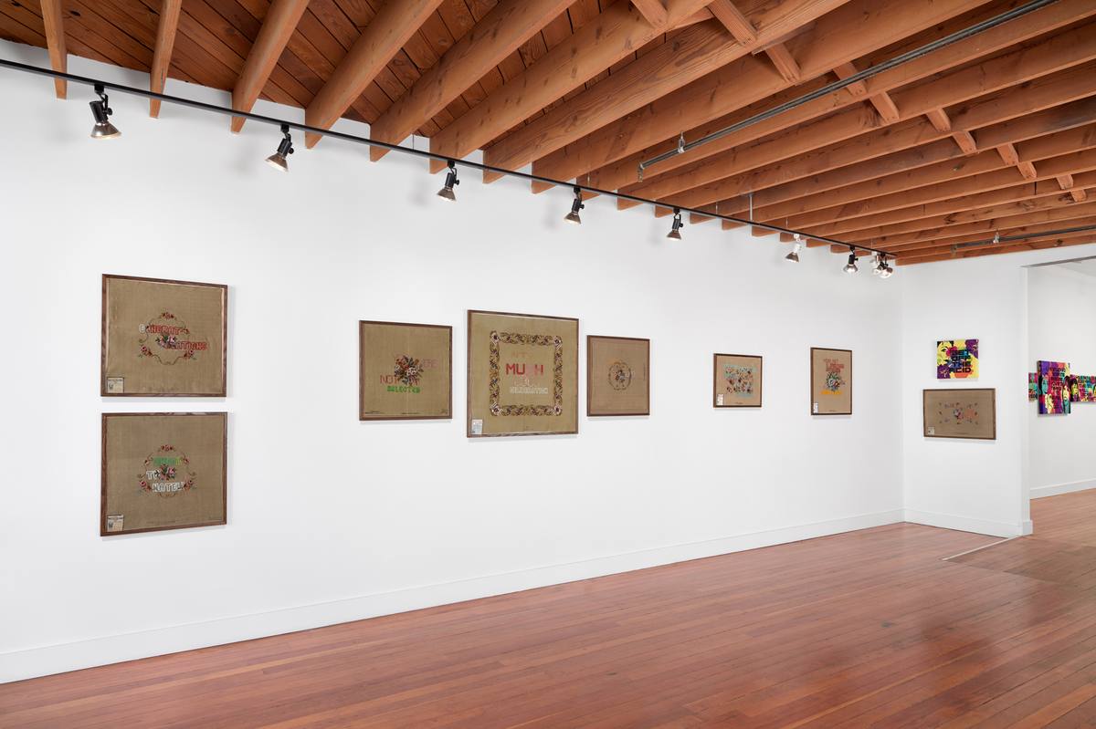 Installation view, Ampersand Art Gallery (2018) — Not Bad