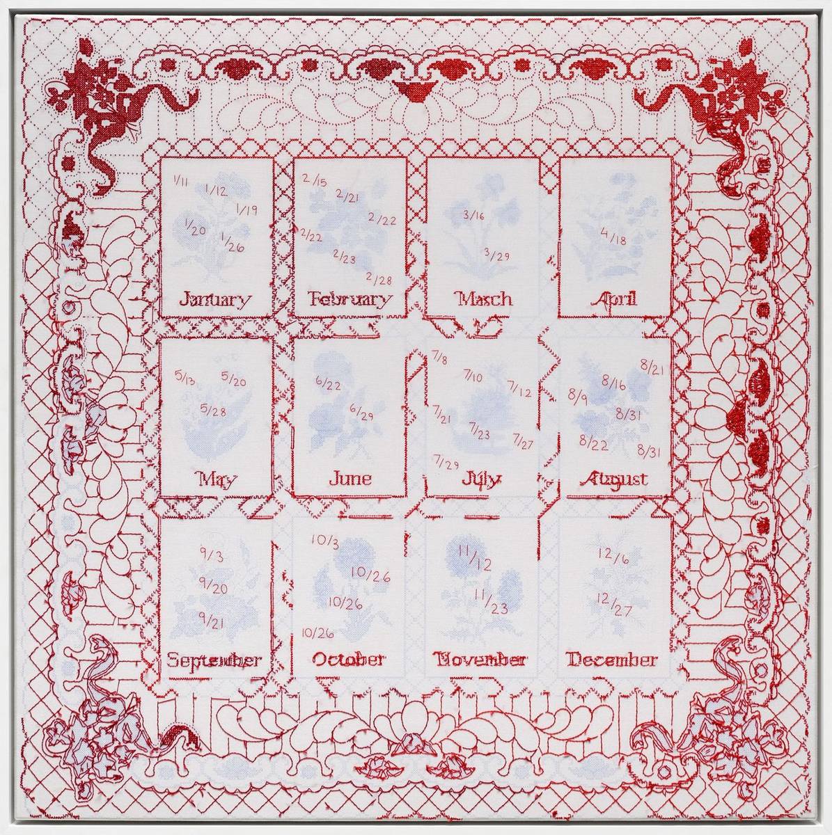 Looks Like (2017) — Redwork