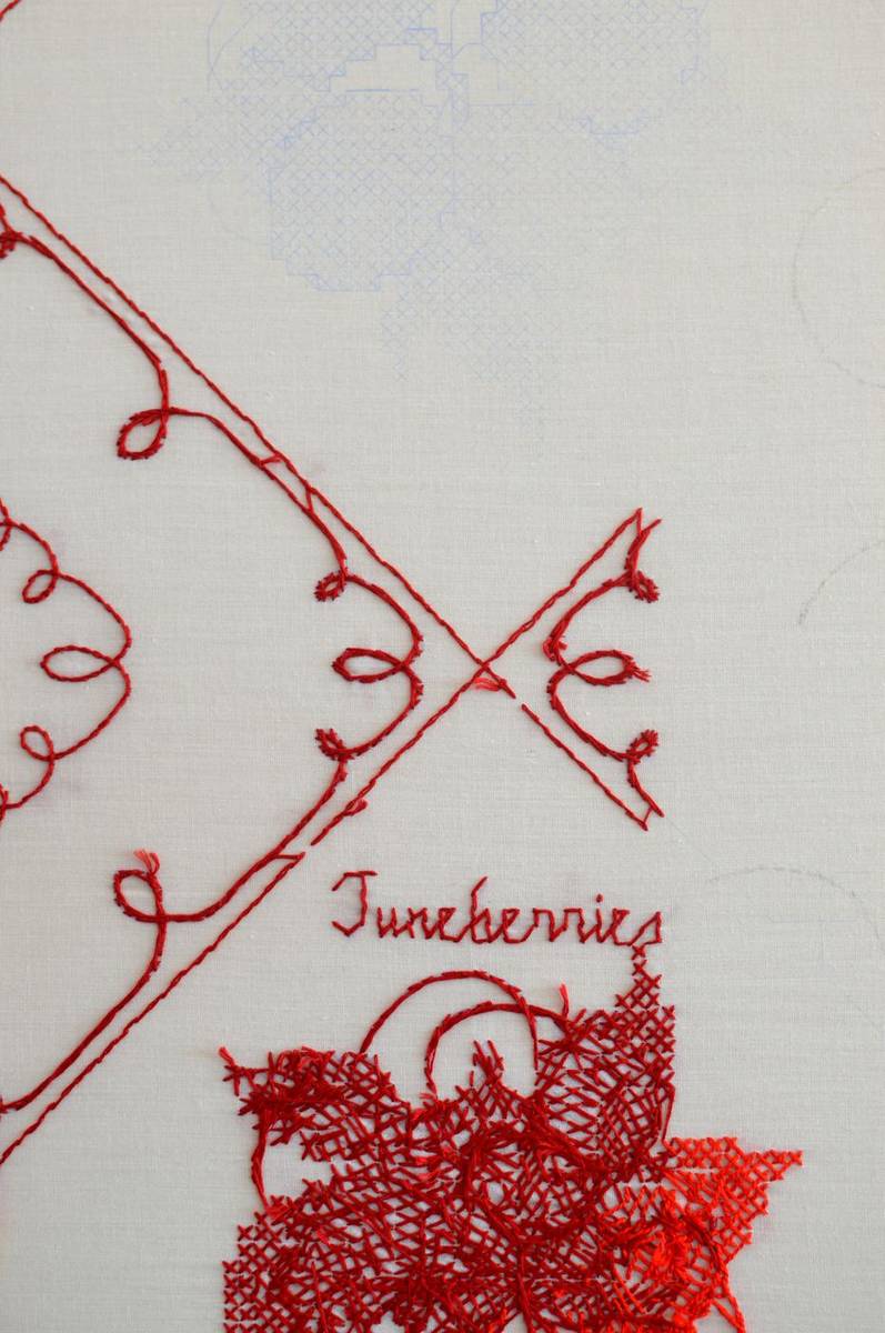 5 Days detail (2017) — Redwork