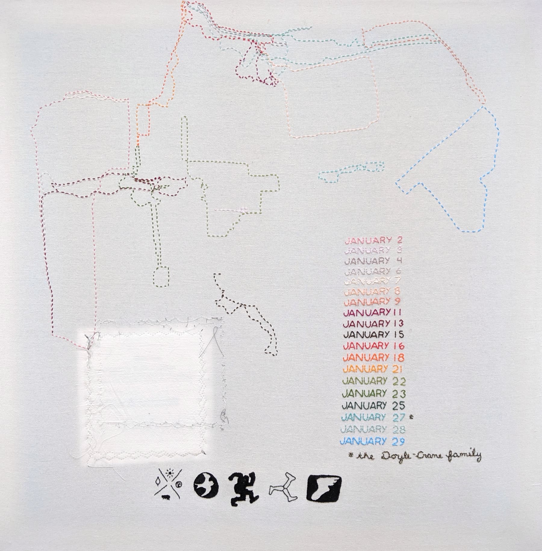 Running Stitches, 2019