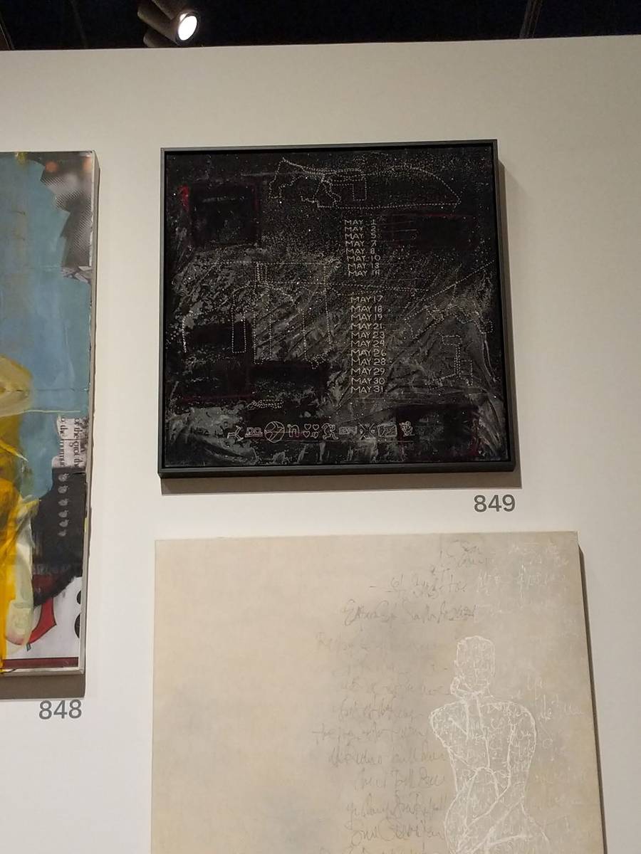 Installation view, de Young Open at the de Young Museum (2020) — Running Stitches