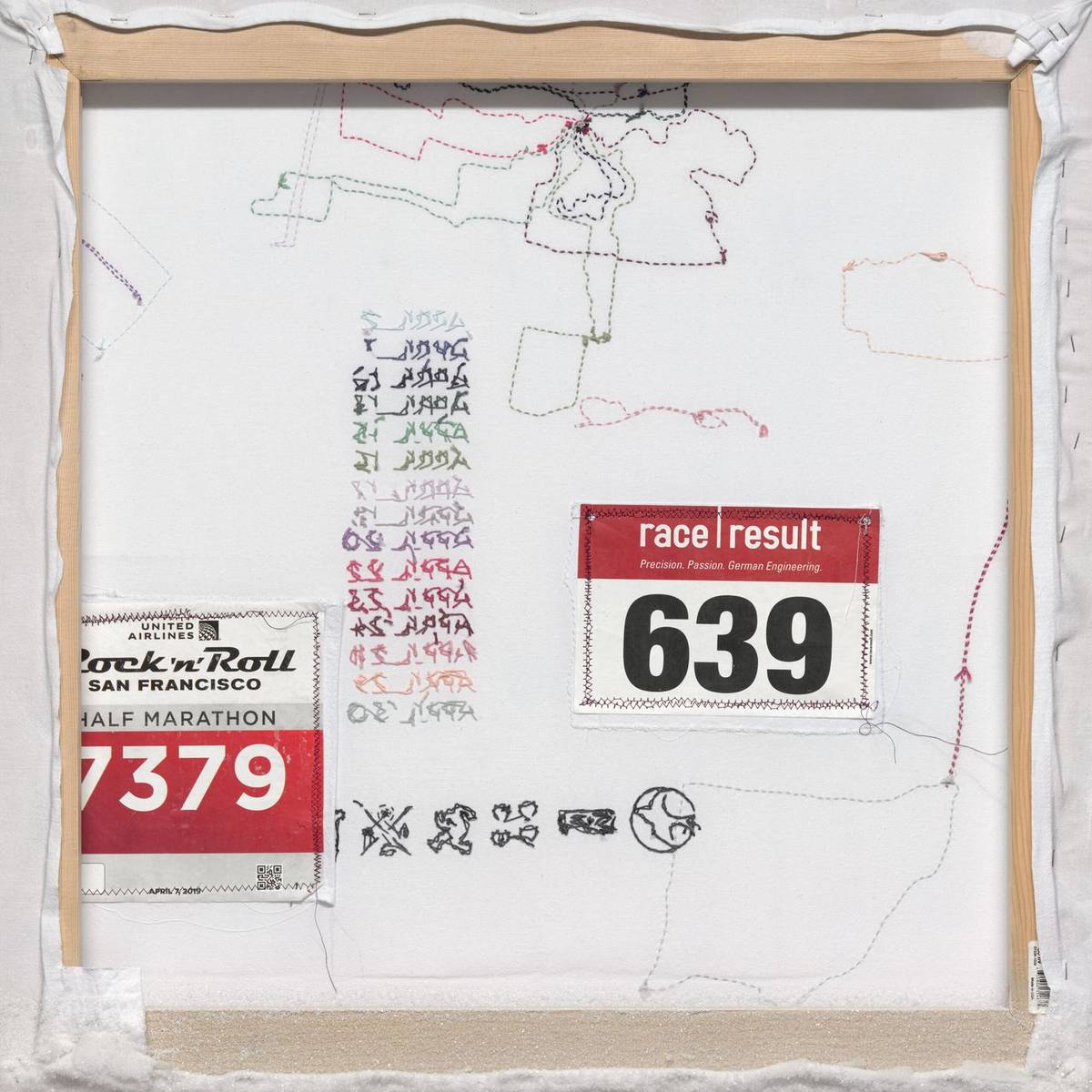 April Backside (2019) — Running Stitches